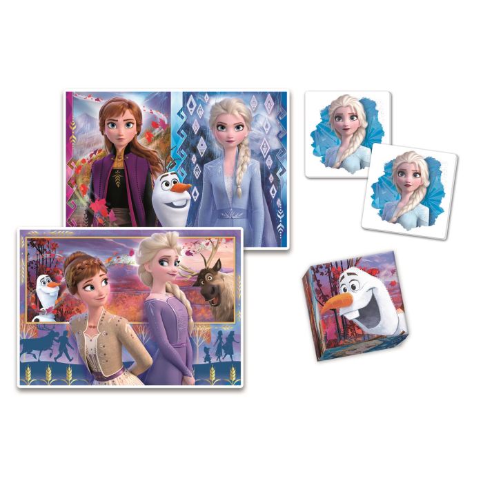 Clementoni Disney Frozen Edukit 4in1 Puzzle and Games Set