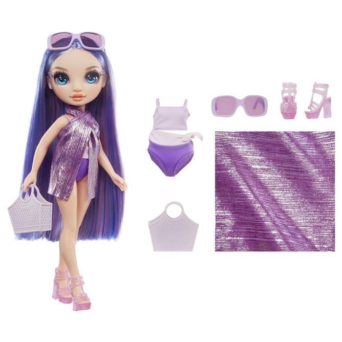 Rainbow High Swim & Style Fashion Doll- Violet
