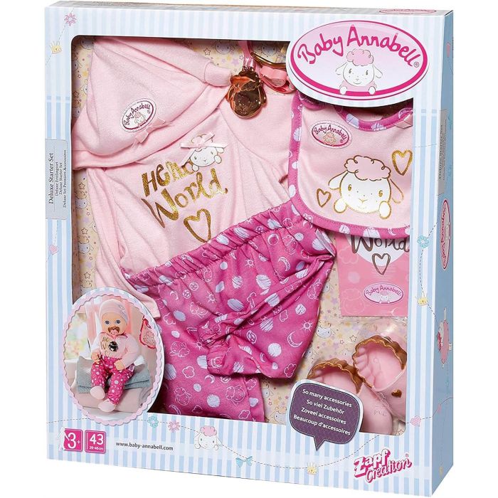 Baby Annabell Deluxe Starter Set 43cm Doll Outfit