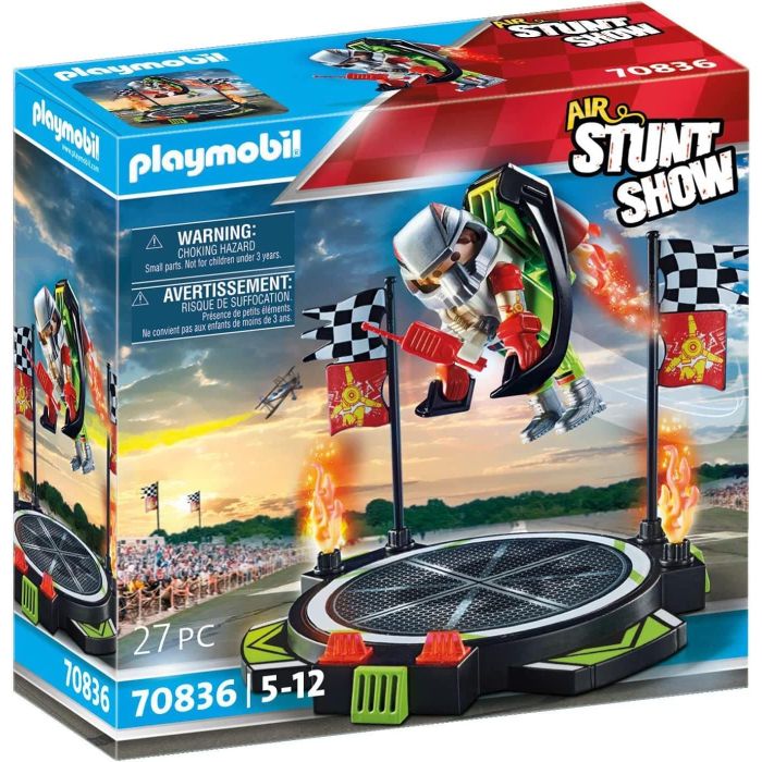 Playmobil Air Stunt Show Stuntman with Jetpack 70836