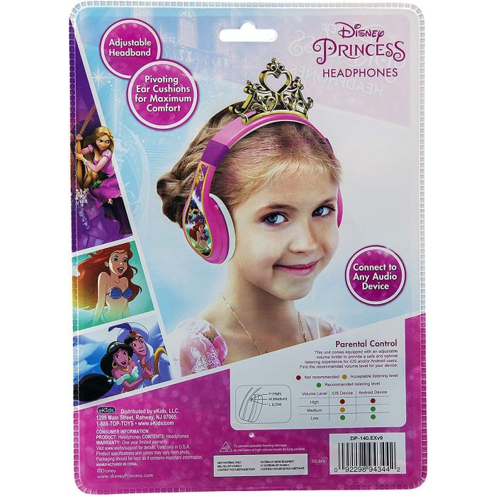Disney Princess Moulded Youth Headphones