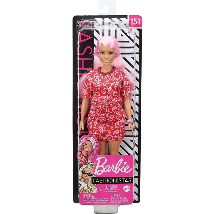 Barbie Fashionista Red Paisley Co-ord Set Doll