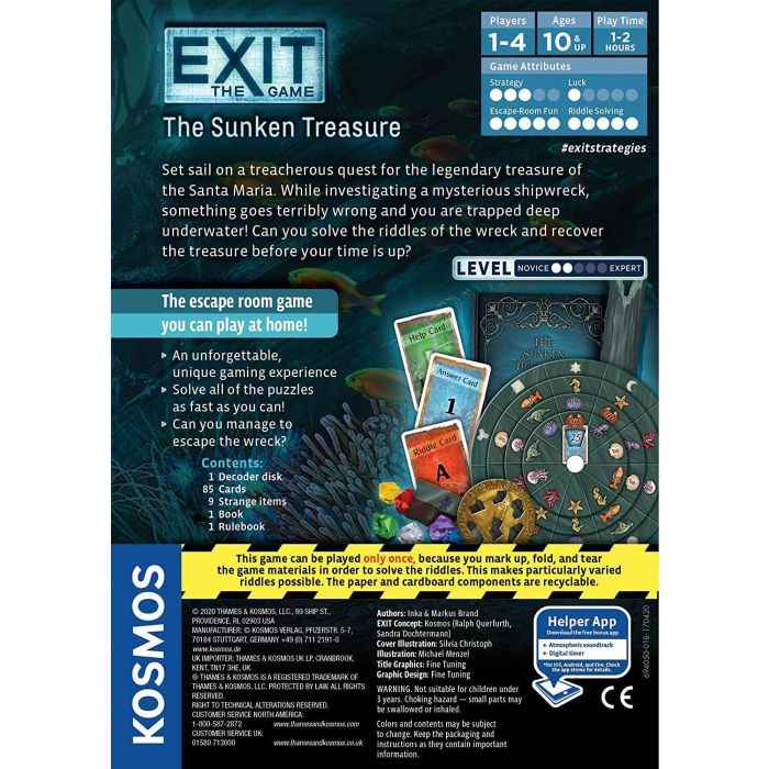 Thames and Kosmos Exit The Sunken Treasure