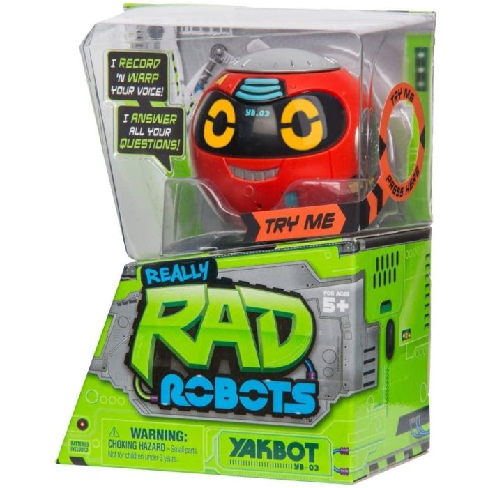 Really Rad Robots Yakbot Red