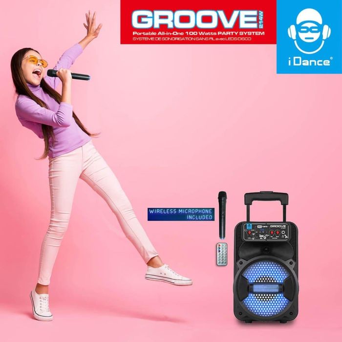 iDance Groove 214 Speaker with Disco Lights