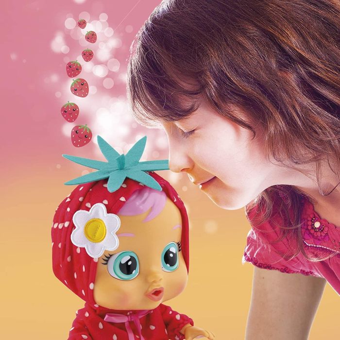 Cry Babies Tutti Frutti Ella Doll with Strawberry Scented Pyjamas