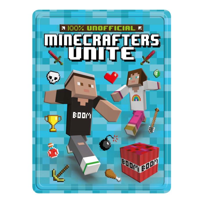 Minecraft Minecrafters Unite Tin of Books