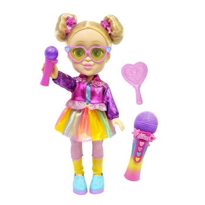 Love, Diana Popstar Doll with Singalong Microphone