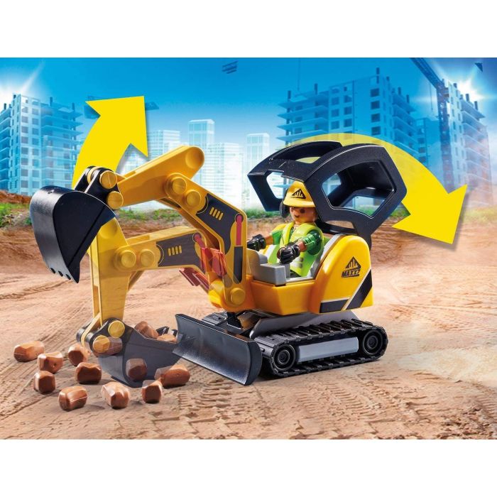 Playmobil City Action Construcion Small Excavator 70443