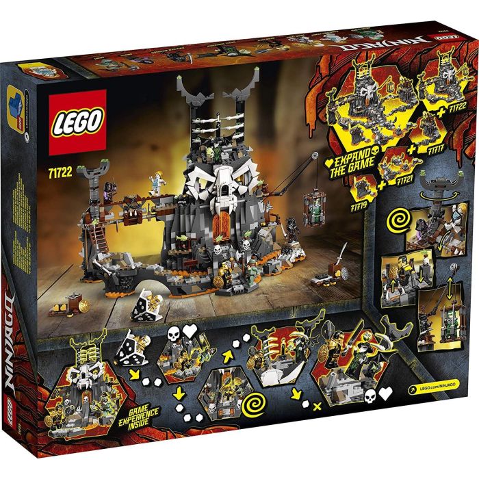 Lego Ninjago Skull Sorcerer's Dungeons 71722