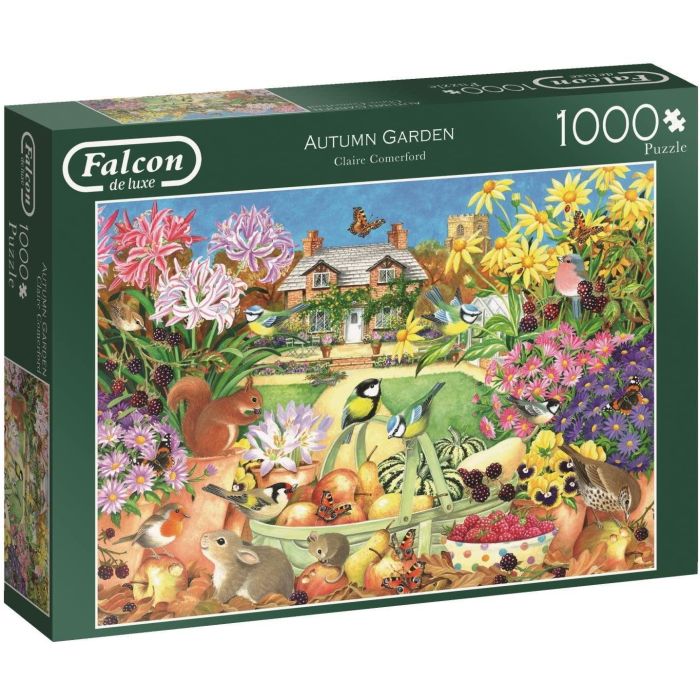 Falcon De Luxe Autumn Garden 1000 Piece Puzzle