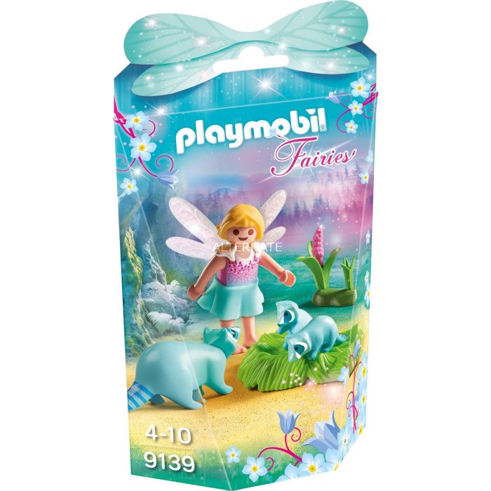 Playmobil Collectable Fairy Girl With Racoons 9139