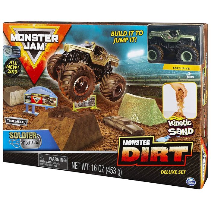 Monster Jam True Metal Dirt Monster Deluxe Set - Assorted