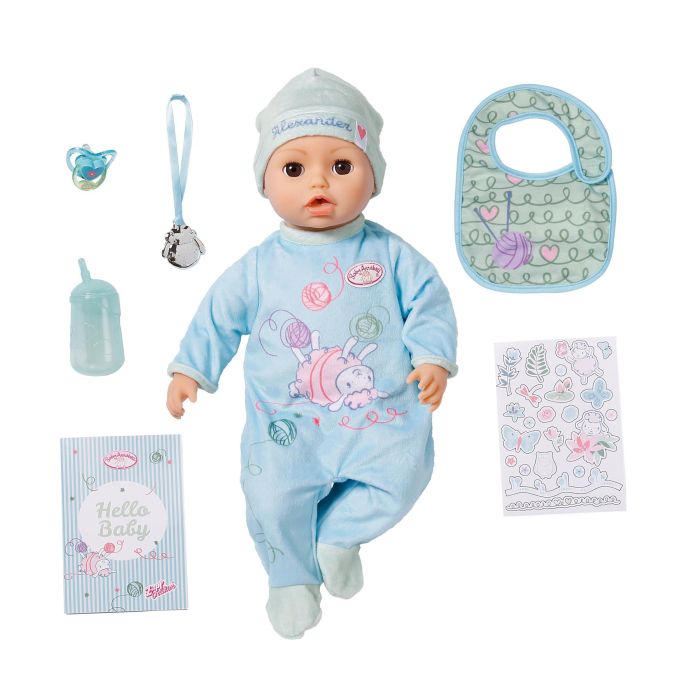 Baby Annabell - Interactive Alexander 43cm Doll
