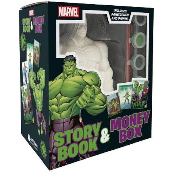 Marvel Hulk Money Box and Book