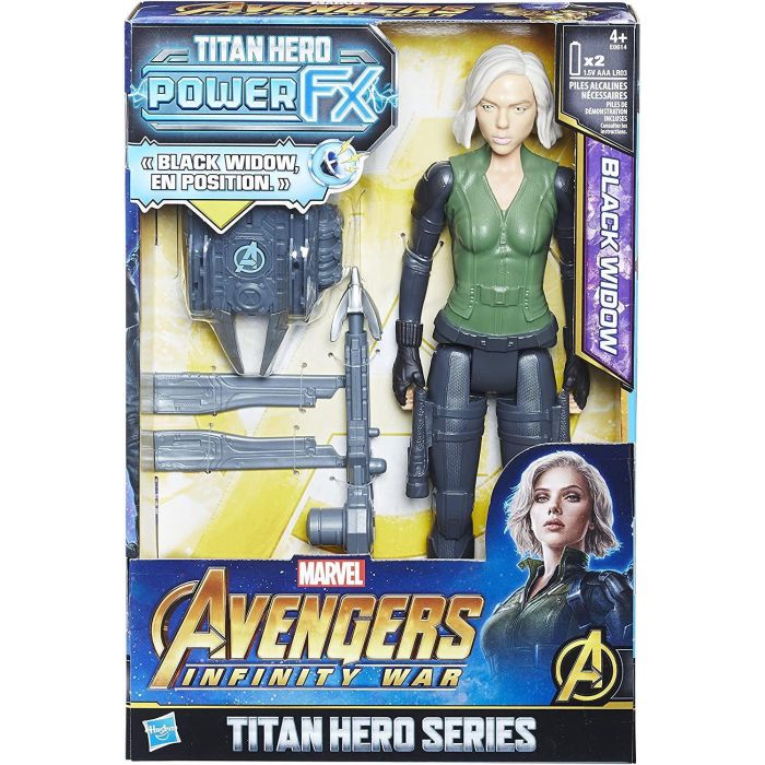 Marvel Titan Hero Power Fx Black Widow Figure