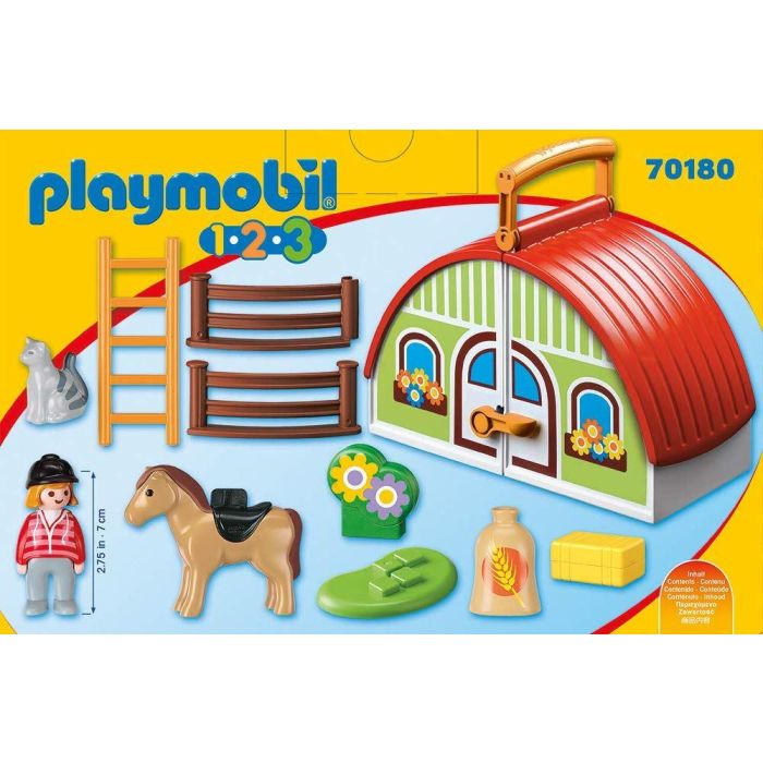 Playmobil 70180 1.2.3 My Take Along Farm