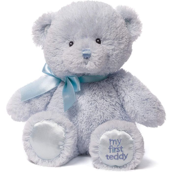 Gund My First Teddy Blue
