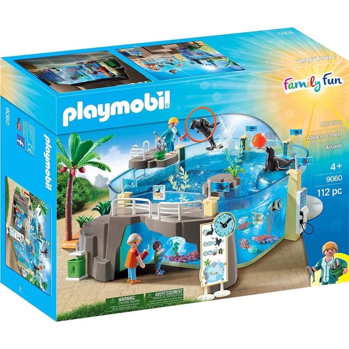 Playmobil Family Fun Aquarium with Fillable Water Enclosure 9060