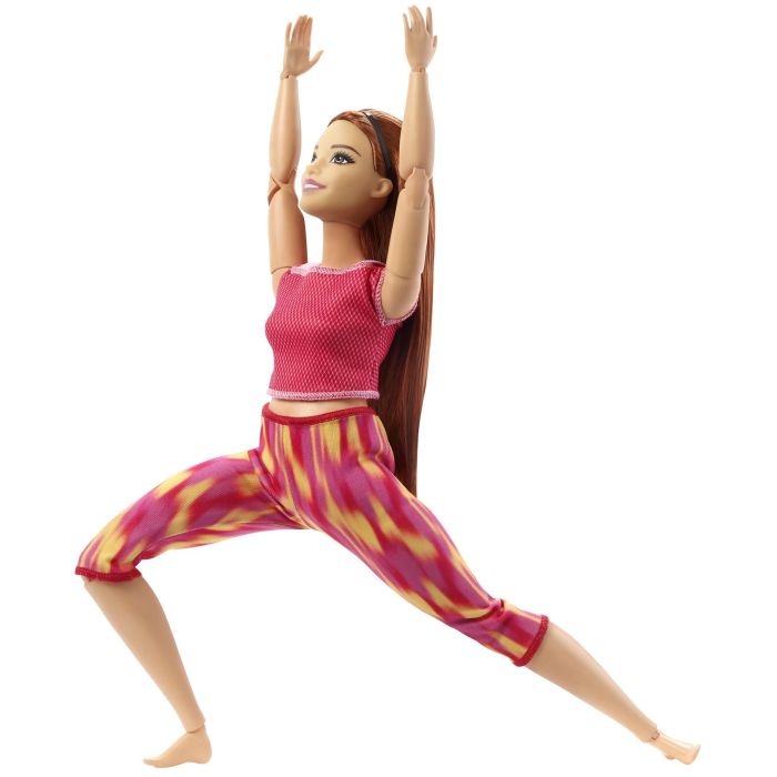 Barbie Made to Move Doll - Red Top