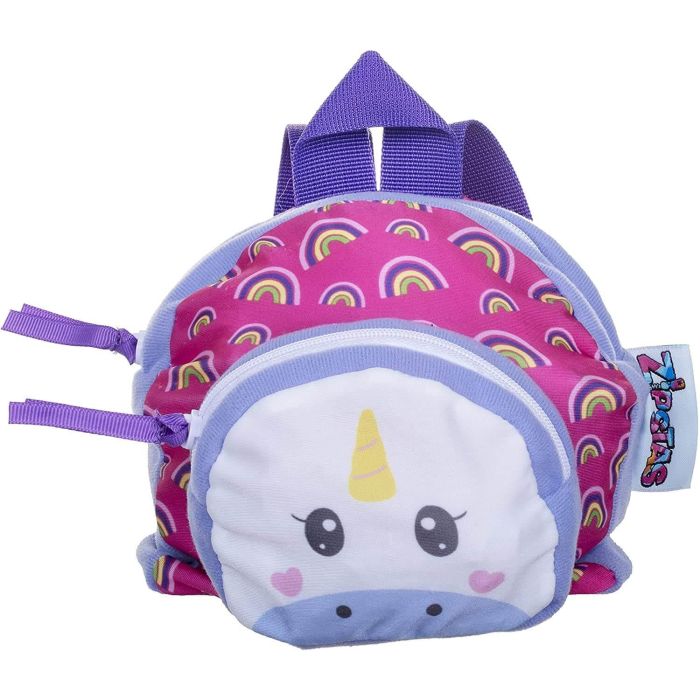 Zipstas Families Cuddly Unicorn 3in1 Reversible Backpack