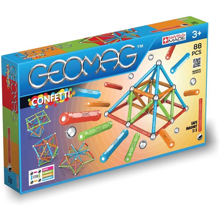 Geomag Confetti Construction 88 Piece Set