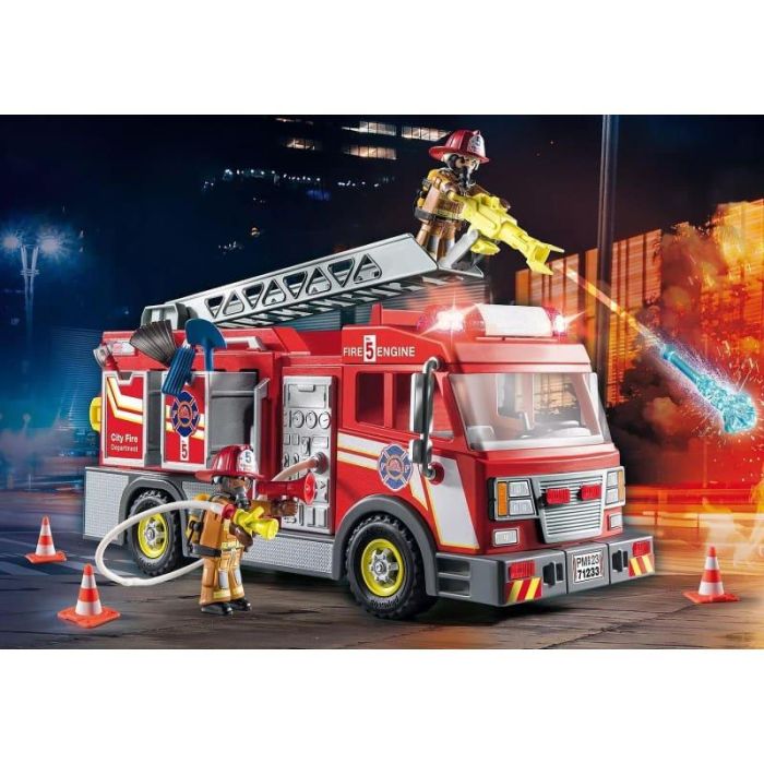 Playmobil City Life Rescue Fire Truck 71233