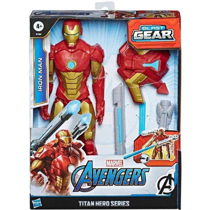 Marvel Avengers Iron Man Titan Hero Blast Gear with Launcher