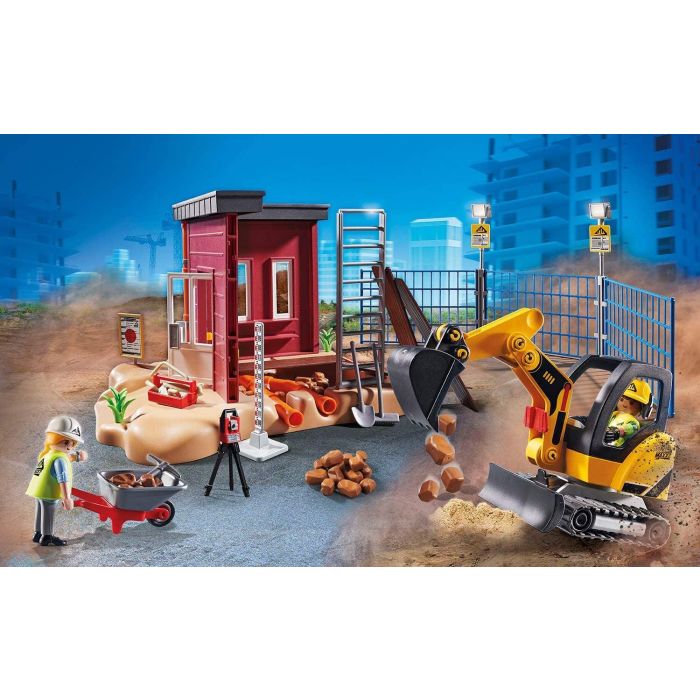 Playmobil City Action Construcion Small Excavator 70443