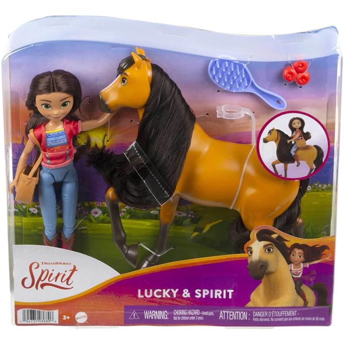 Spirit Untamed Lucky Doll and Spirit Horse Set