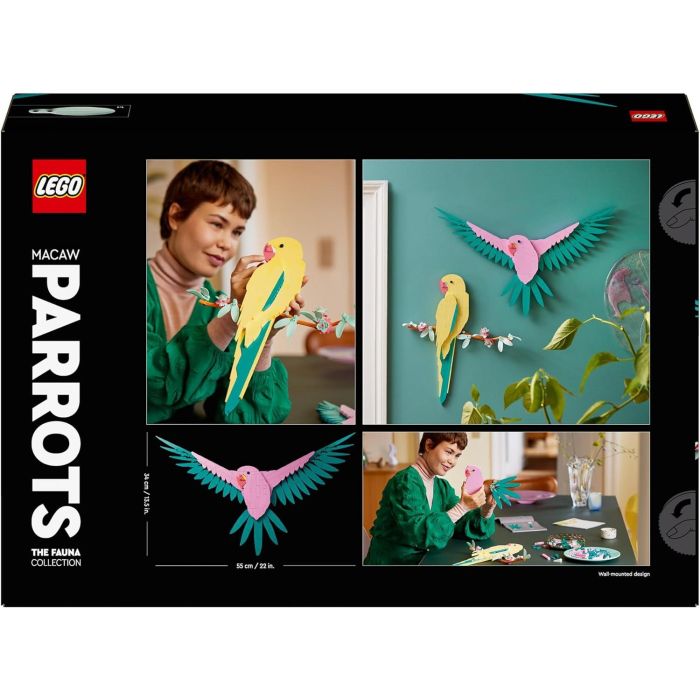 LEGO Art The Fauna Collection – Macaw Parrots 31211