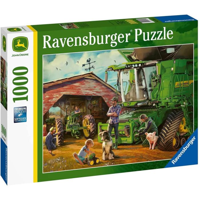Ravensburger John Deere Then & Now 1000 Piece Jigsaw Puzzle