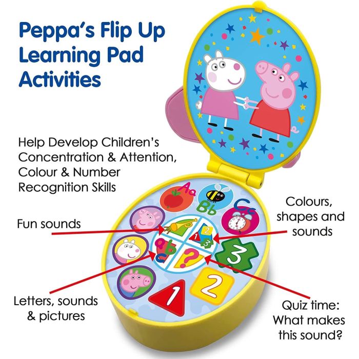 Peppa Pig Peppa's Flip Up Learning Pad