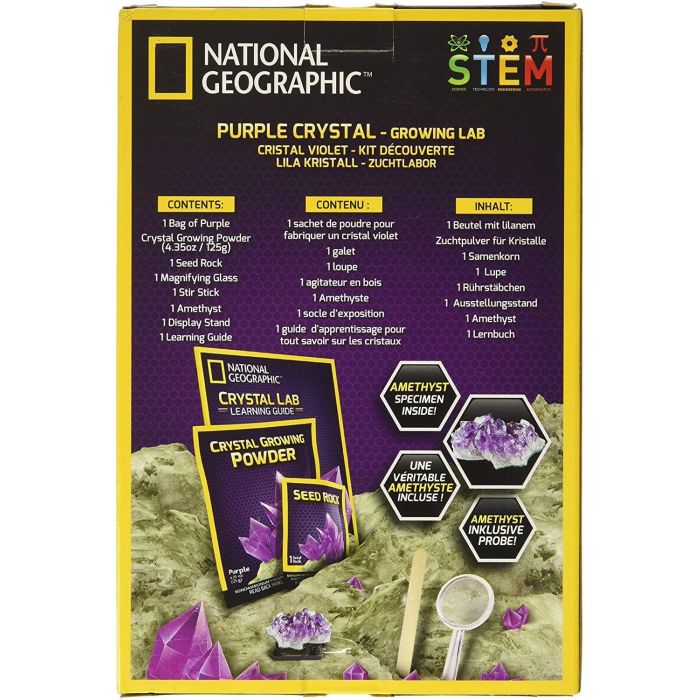 National Geographic Purple Crystal Growing Kit