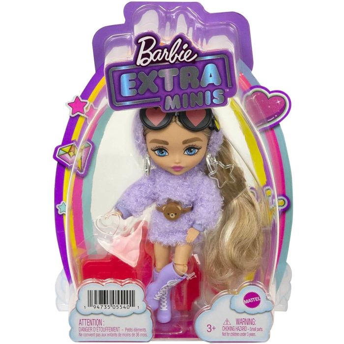 Barbie Extra Minis Fluffy Dress 5.5 inch Doll