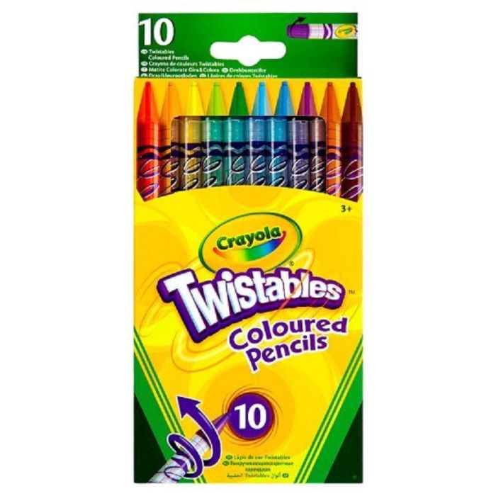 Crayola 10 Twistable Coloured Pencils