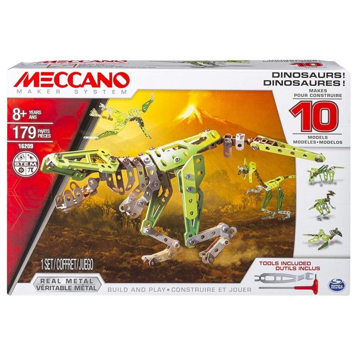 Meccano Dinosaurs 10 Models Set
