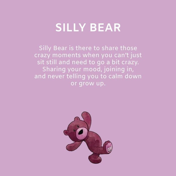 Mood Bears Silly Bear Mini Plush
