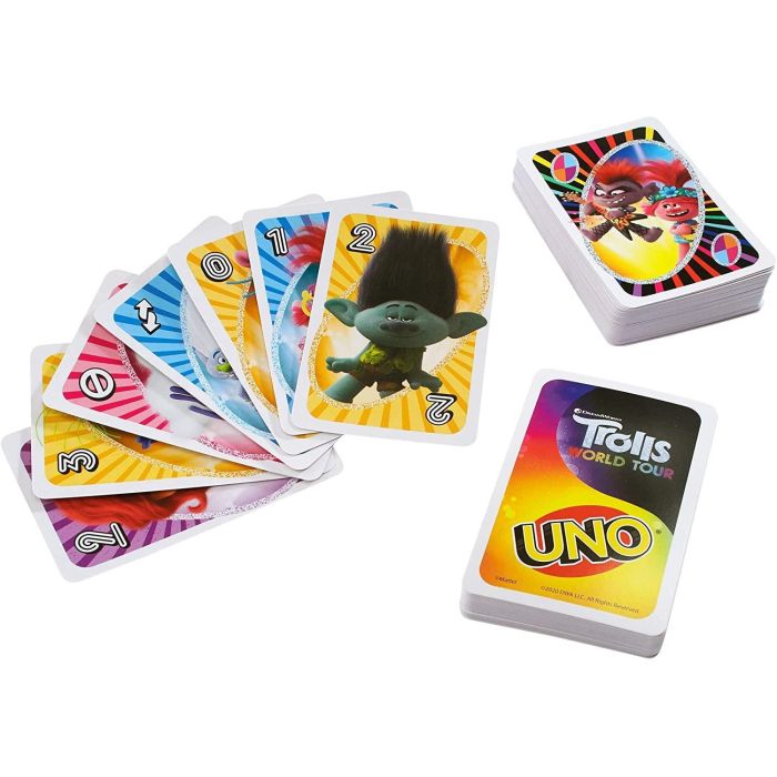 Uno Trolls 2 Card Game