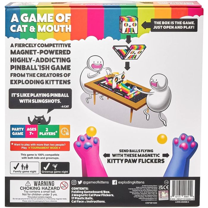A Game Of Cat and Mouth Board Game