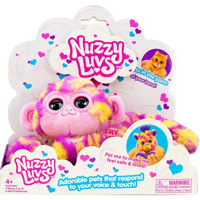 Nuzzy Luvs Interactive Plush Pet -Snuggler