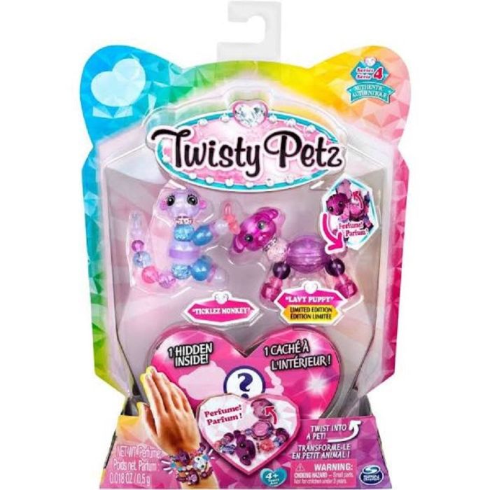 Twisty Petz 3 Pack Ticklez Monkey & Lavy Puppy