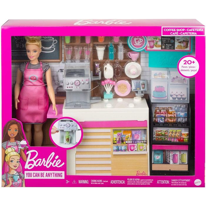 Barbie Coffee Shop With Doll
