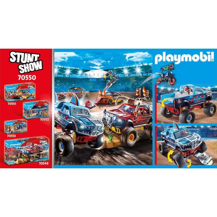 Playmobil Stunt Show Shark Monster Truck 70550