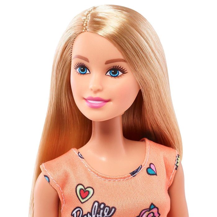 Barbie Basic Doll Orange Dress