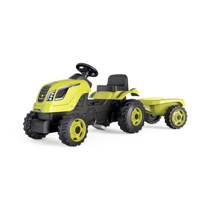 Smoby Farmer XL Green Tractor and Trailer