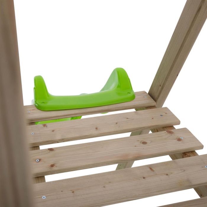 TP Forest Multiplay Single Wooden Swing Set & Slide