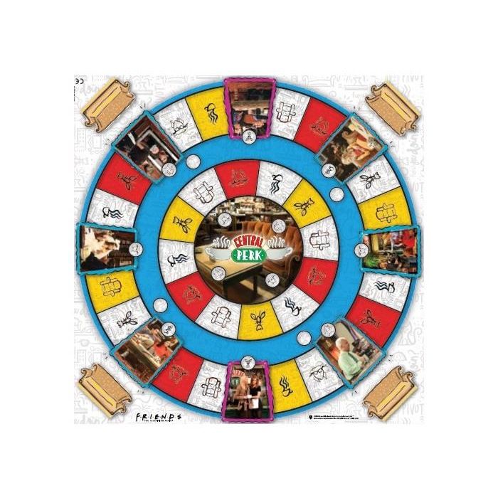 Friends Trivia Race To Central Perk Board Game