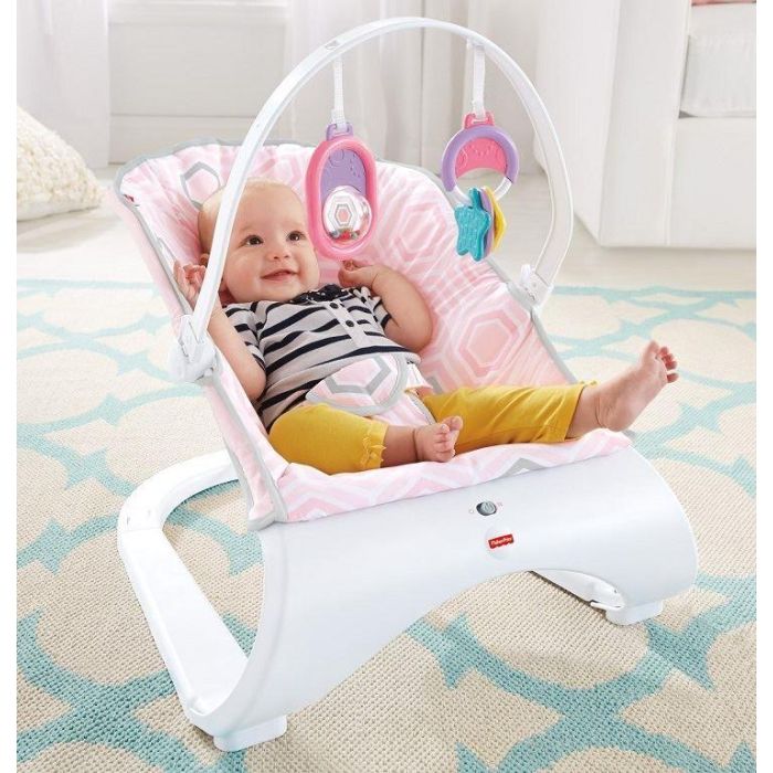 Fisher Price Pink Curve Bouncer