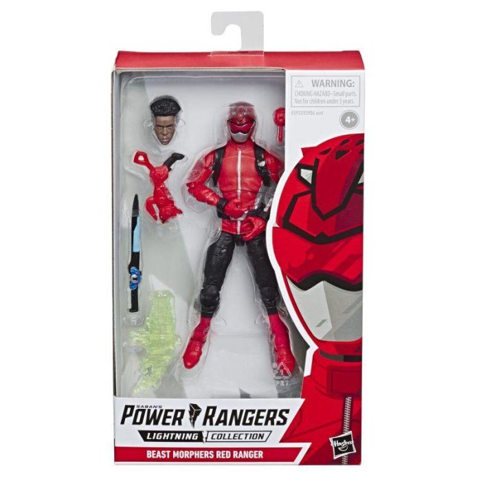 Power Rangers Lightning Collection 6" Beast Morphers Red Ranger